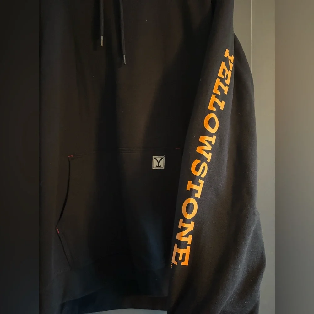 Yellowstone Black and Yellow Hoodie - Picture 2 of 4